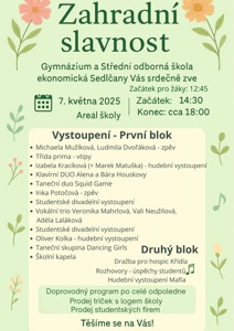 Plakát Zahradní slavnost (1)